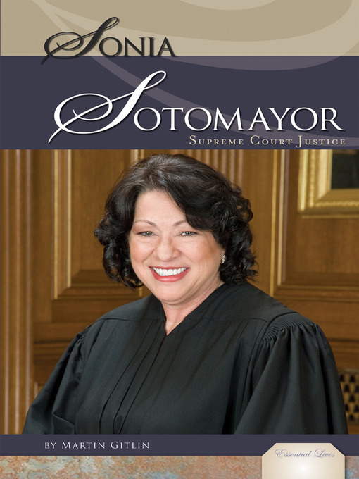 Cover image for Sonia Sotomayor